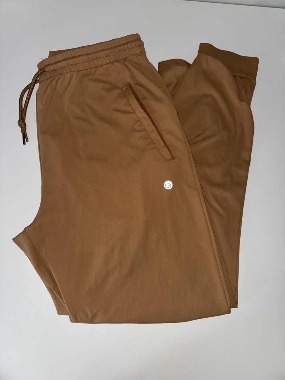 Women’s Brown Khaki Active Joggers - Size XL, EUC